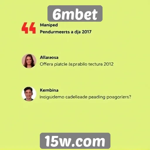 Feedback de jogadores sobre o atendimento do 6mbet